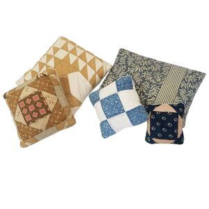 Antique Patchwork Mini Pillows